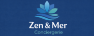 logo zen et mer fond bleu